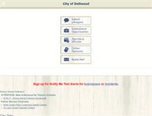 Tablet Screenshot of cityofdellwoodmo.com
